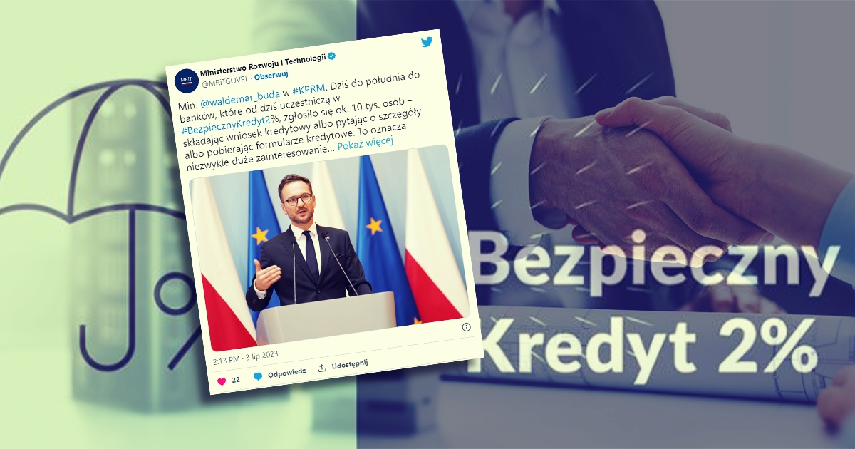 Ch Tnych Na Bezpieczny Kredyt Nie Brakuje Rz Dowy Program Cieszy